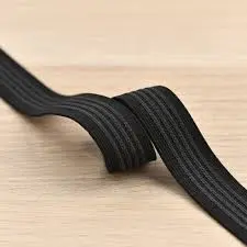 BLACK ELASTIC STRIB