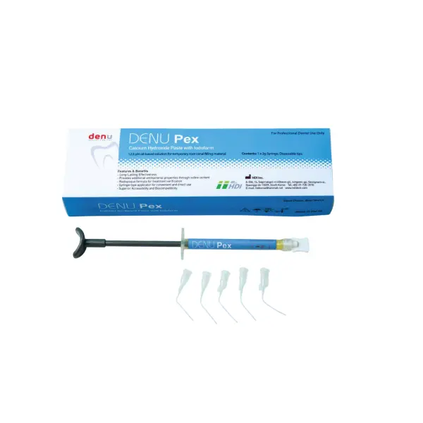 DENU PEX (calcium hydroxide with iodoform)