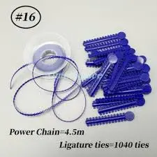 NAVY Orthodontic BLUE CHAIN