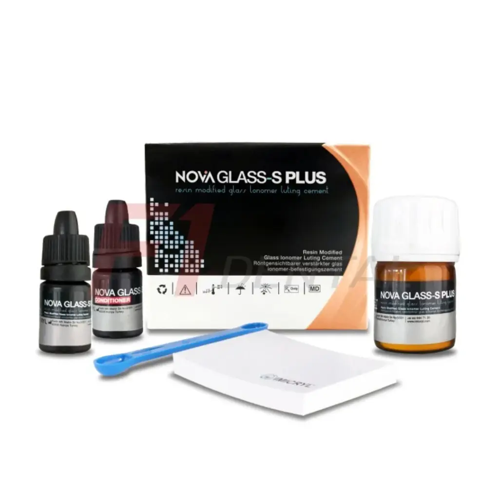 NOVA GLASS - S PLUS CAM IONOMER 15 GTOZ&12.5G