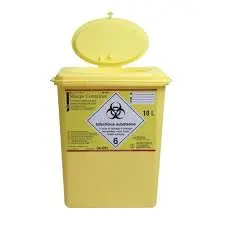 Yellow sharp container 10L